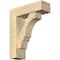 Ekena Millwork Balboa Block Rough Sawn Bracket w/ Offset Brace, Douglas Fir, 6"W x 18"D x 22"H BKT0604X18X22BOA05RDF - alternate 1
